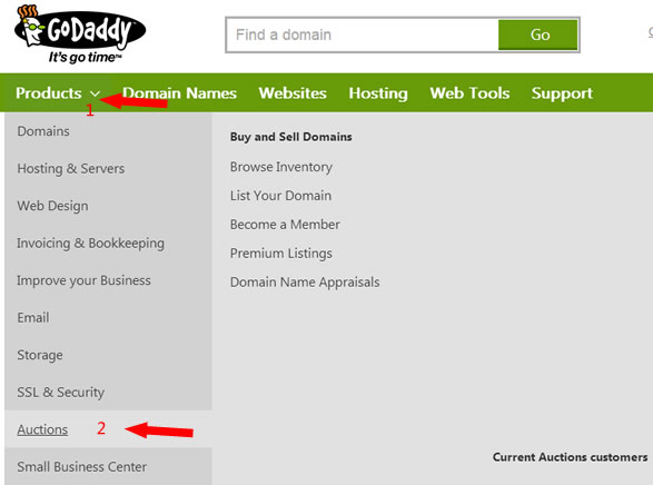 利用GoDaddy Auction平台抢注10年以上老域名-图片1