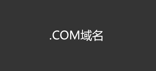 探讨.COM域名后缀是否将被替代的问题