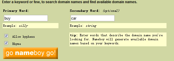 在线域名注册查询工具 – Nameboy-图片1