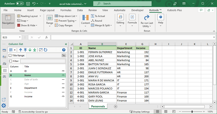 Kutools For Excel 高级功能和工具插件软件推荐