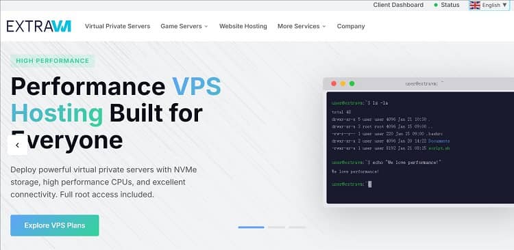 ExtraVM达拉斯机房 VPS:$5.5/月起,AMD 双核/4GB/60GB NVMe/10TB@5Gbps