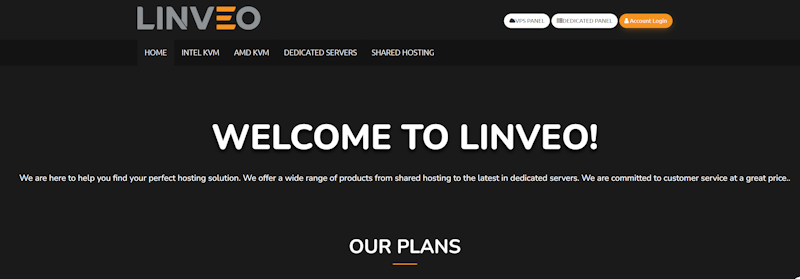 linveo VPS：$2.85/月 4G 25G NVMe 10Gbps 可选达拉斯/凤凰城/哥伦布机房